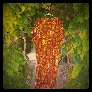 Vintage Hawaiian Tiki ceremonial dress